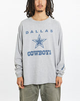 Vintage Sports Illustrated NFL Dallas Cowboys Long Sleeve Tee <br>XL , The Real Deal , newtown, sydney, australia, thrift store, opshop, preloved, secondhand, sustainable, retro, antique, 70s, 80s, 90s, 2000s, 00s, fashion, clothing, streetwear, trendy, garment, style, boutique, store, shop, archive, sale, cheap, best, top