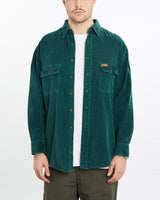 Vintage, 90s, Chaps, Ralph, Lauren, Corduroy, Button, Up, Shirt, The Real Deal, size extra large, colour Green, newtown, sydney, australia, thrift store, opshop, preloved, secondhand, sustainable, retro, antique, 70s, 80s, 90s, 2000s, 00s, fashion, clothing, streetwear, trendy, garment, style, boutique, store, shop, archive, sale, cheap, best, top, Shirts