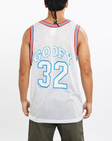 Vintage, 90s, Disney, Goofy, Jersey, The Real Deal, size large, colour White, newtown, sydney, australia, thrift store, opshop, preloved, secondhand, sustainable, retro, antique, 70s, 80s, 90s, 2000s, 00s, fashion, clothing, streetwear, trendy, garment, style, boutique, store, shop, archive, sale, cheap, best, top, T-Shirts