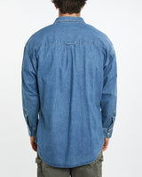 Vintage 90s Chaps Ralph Lauren Denim Button Up Shirt <br>XL , The Real Deal , newtown, sydney, australia, thrift store, opshop, preloved, secondhand, sustainable, retro, antique, 70s, 80s, 90s, 2000s, 00s, fashion, clothing, streetwear, trendy, garment, style, boutique, store, shop, archive, sale, cheap, best, top