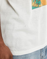 Vintage, 80s, California, Tee, The Real Deal, size large, colour White, newtown, sydney, australia, thrift store, opshop, preloved, secondhand, sustainable, retro, antique, 70s, 80s, 90s, 2000s, 00s, fashion, clothing, streetwear, trendy, garment, style, boutique, store, shop, archive, sale, cheap, best, top, T-Shirts