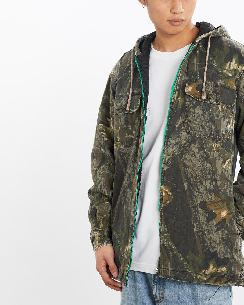 Vintage, 90s, Realtree, Camo, Jacket, The Real Deal, size large, colour Multicolour, newtown, sydney, australia, thrift store, opshop, preloved, secondhand, sustainable, retro, antique, 70s, 80s, 90s, 2000s, 00s, fashion, clothing, streetwear, trendy, garment, style, boutique, store, shop, archive, sale, cheap, best, top, Jackets