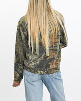 Vintage, 90s, Realtree, Camo, Sweatshirt, The Real Deal, size extra small, colour Green, newtown, sydney, australia, thrift store, opshop, preloved, secondhand, sustainable, retro, antique, 70s, 80s, 90s, 2000s, 00s, fashion, clothing, streetwear, trendy, garment, style, boutique, store, shop, archive, sale, cheap, best, top, Sweats and hoodies