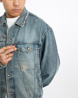 Vintage, 90s, Levi's, Denim, Jacket, The Real Deal, size extra large, colour Navy, newtown, sydney, australia, thrift store, opshop, preloved, secondhand, sustainable, retro, antique, 70s, 80s, 90s, 2000s, 00s, fashion, clothing, streetwear, trendy, garment, style, boutique, store, shop, archive, sale, cheap, best, top, Jackets