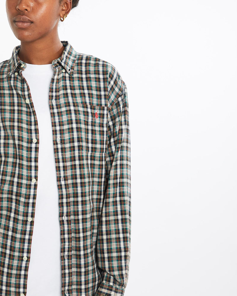 Vintage, 90s, Polo, Ralph, Lauren, Button, Up, Shirt, The Real Deal, size medium, colour Multicolour, newtown, sydney, australia, thrift store, opshop, preloved, secondhand, sustainable, retro, antique, 70s, 80s, 90s, 2000s, 00s, fashion, clothing, streetwear, trendy, garment, style, boutique, store, shop, archive, sale, cheap, best, top, Shirts