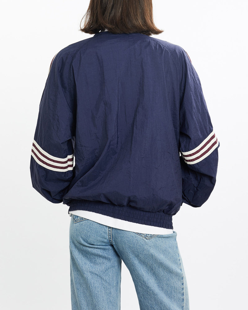 Vintage, 90s, Adidas, Track, Jacket, The Real Deal, size small, colour Navy, newtown, sydney, australia, thrift store, opshop, preloved, secondhand, sustainable, retro, antique, 70s, 80s, 90s, 2000s, 00s, fashion, clothing, streetwear, trendy, garment, style, boutique, store, shop, archive, sale, cheap, best, top, Jackets