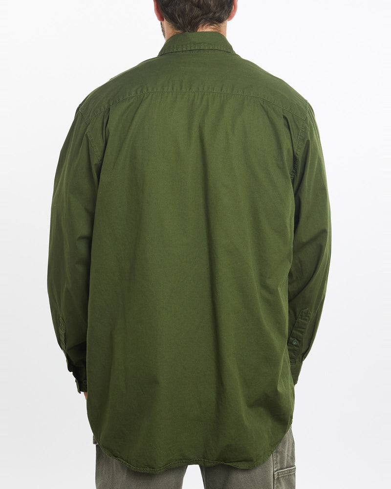 Vintage, Carhartt, Button, Up, Shirt, The Real Deal, size extra large, colour Green, newtown, sydney, australia, thrift store, opshop, preloved, secondhand, sustainable, retro, antique, 70s, 80s, 90s, 2000s, 00s, fashion, clothing, streetwear, trendy, garment, style, boutique, store, shop, archive, sale, cheap, best, top, Shirts