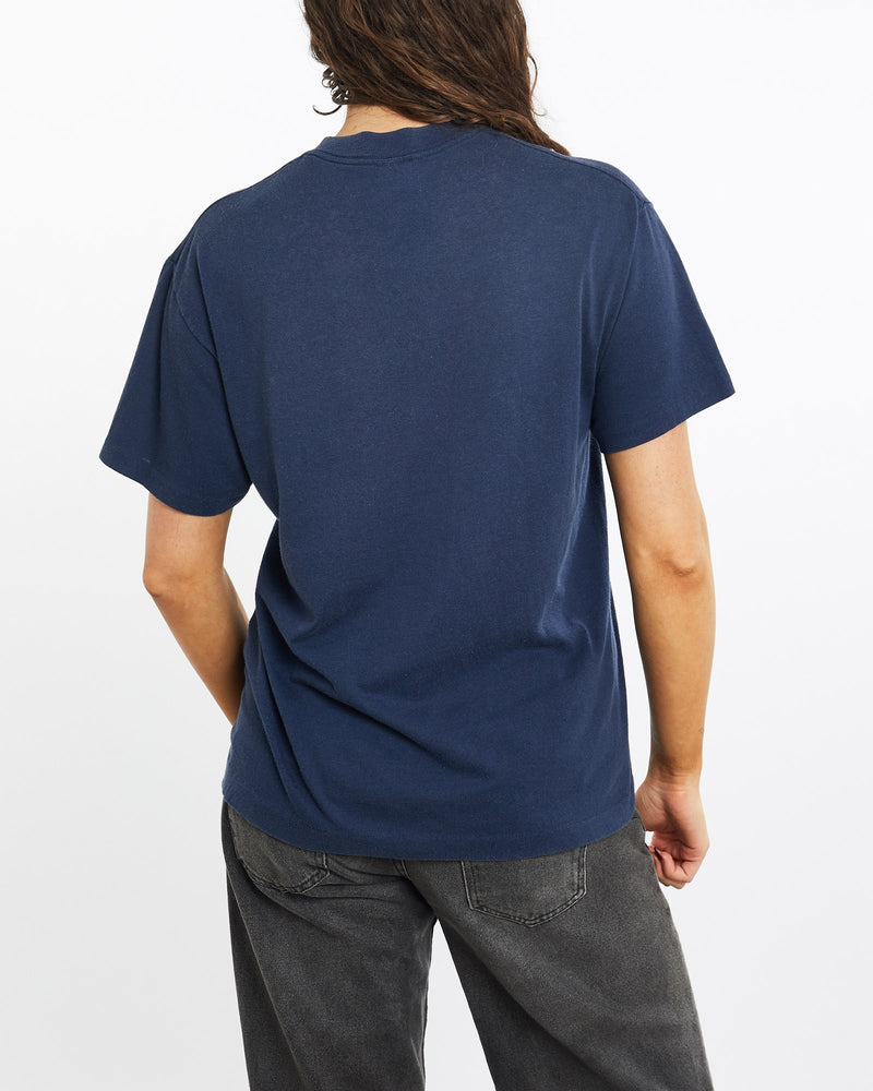 Vintage, 1990, MLB, Atlanta, Braves, Tee, The Real Deal, size small, colour Navy, newtown, sydney, australia, thrift store, opshop, preloved, secondhand, sustainable, retro, antique, 70s, 80s, 90s, 2000s, 00s, fashion, clothing, streetwear, trendy, garment, style, boutique, store, shop, archive, sale, cheap, best, top, T-Shirts