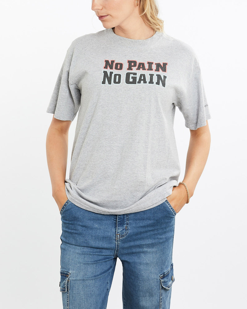 Vintage, SpongeBob, SquarePants, Cartoon, Tee, The Real Deal, size medium, colour Grey, newtown, sydney, australia, thrift store, opshop, preloved, secondhand, sustainable, retro, antique, 70s, 80s, 90s, 2000s, 00s, fashion, clothing, streetwear, trendy, garment, style, boutique, store, shop, archive, sale, cheap, best, top, T-Shirts