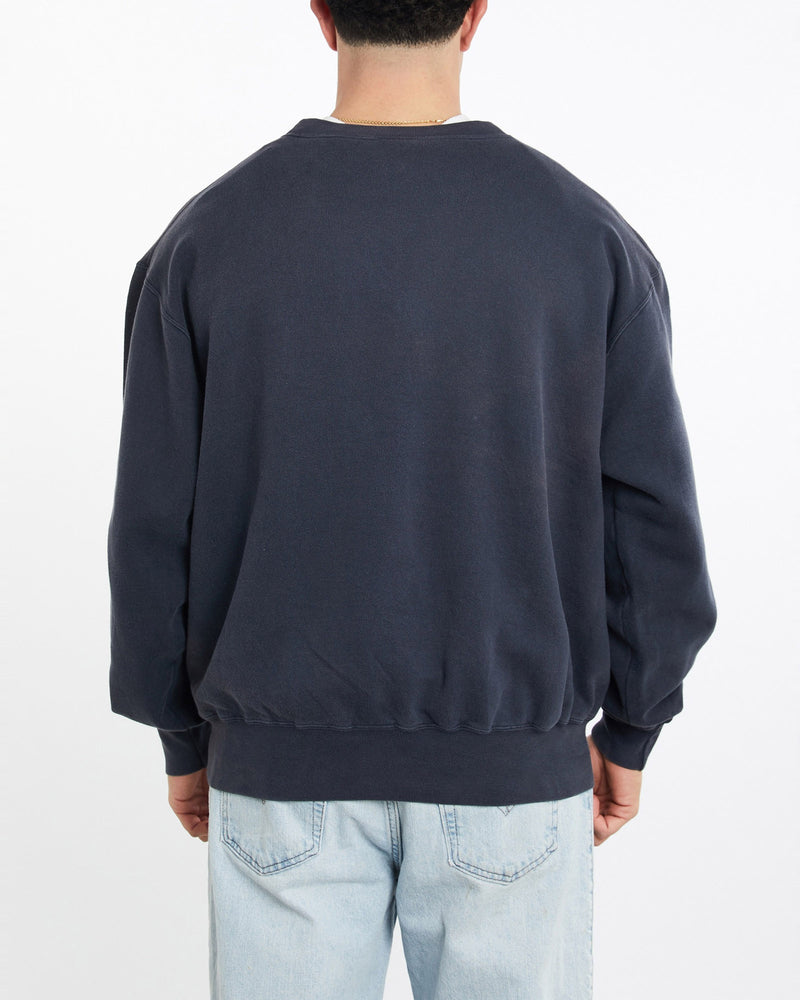 Vintage, 1996, Champion, NFL, Dallas, Cowboys, Sweatshirt, The Real Deal, size double extra large, colour Navy, newtown, sydney, australia, thrift store, opshop, preloved, secondhand, sustainable, retro, antique, 70s, 80s, 90s, 2000s, 00s, fashion, clothing, streetwear, trendy, garment, style, boutique, store, shop, archive, sale, cheap, best, top, Sweats and hoodies