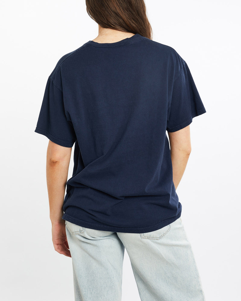 Vintage, 90s, Nike, Tee, The Real Deal, size medium, colour Blue, newtown, sydney, australia, thrift store, opshop, preloved, secondhand, sustainable, retro, antique, 70s, 80s, 90s, 2000s, 00s, fashion, clothing, streetwear, trendy, garment, style, boutique, store, shop, archive, sale, cheap, best, top, T-Shirts