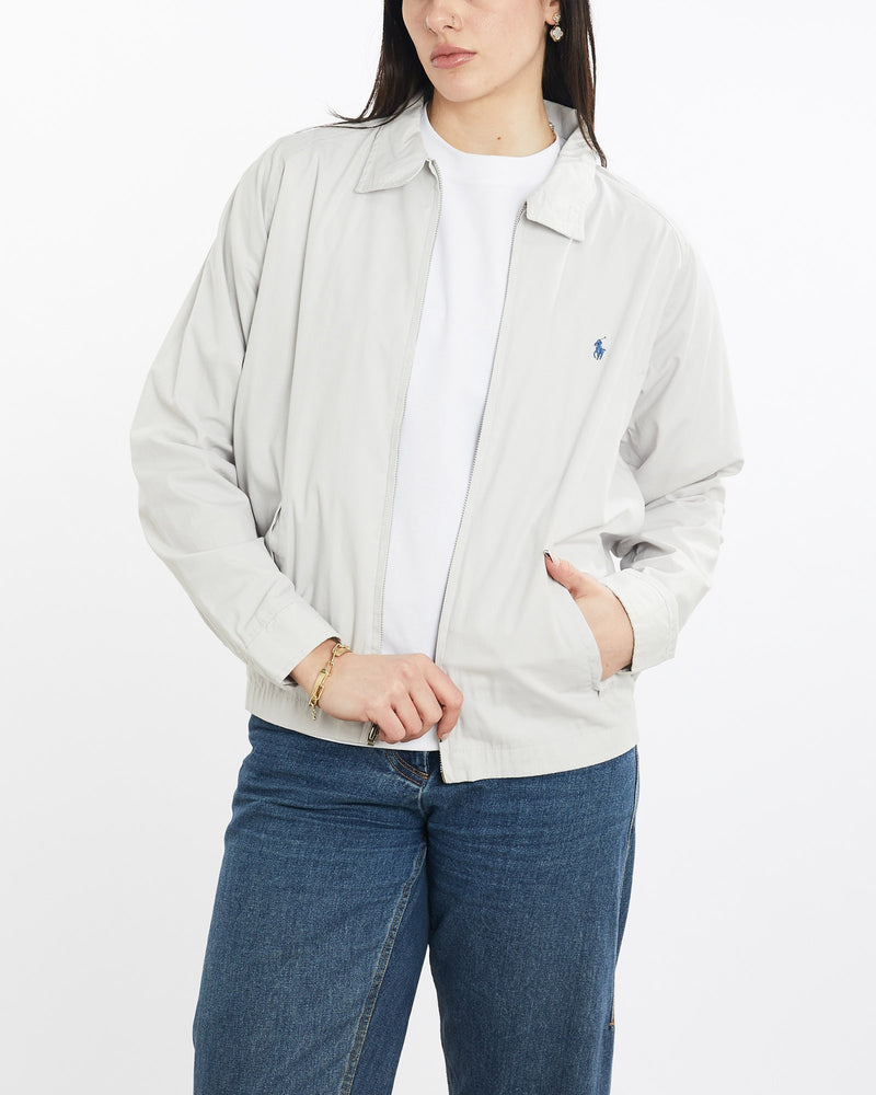 Vintage, 90s, Polo, Ralph, Lauren, Harrington, Jacket, The Real Deal, size medium, colour Beige, newtown, sydney, australia, thrift store, opshop, preloved, secondhand, sustainable, retro, antique, 70s, 80s, 90s, 2000s, 00s, fashion, clothing, streetwear, trendy, garment, style, boutique, store, shop, archive, sale, cheap, best, top, Jackets