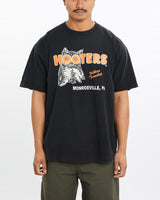 Vintage, Hooters, Tee, The Real Deal, size large, colour Black, newtown, sydney, australia, thrift store, opshop, preloved, secondhand, sustainable, retro, antique, 70s, 80s, 90s, 2000s, 00s, fashion, clothing, streetwear, trendy, garment, style, boutique, store, shop, archive, sale, cheap, best, top, T-Shirts