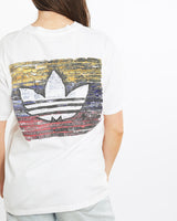 Vintage, 90s, Adidas, Tee, The Real Deal, size medium, colour White, newtown, sydney, australia, thrift store, opshop, preloved, secondhand, sustainable, retro, antique, 70s, 80s, 90s, 2000s, 00s, fashion, clothing, streetwear, trendy, garment, style, boutique, store, shop, archive, sale, cheap, best, top, T-Shirts