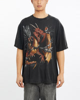 Vintage, 90s, Dragon, Tee, The Real Deal, size large, colour Black, newtown, sydney, australia, thrift store, opshop, preloved, secondhand, sustainable, retro, antique, 70s, 80s, 90s, 2000s, 00s, fashion, clothing, streetwear, trendy, garment, style, boutique, store, shop, archive, sale, cheap, best, top, T-Shirts