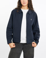 Vintage, 90s, Polo, Ralph, Lauren, Harrington, Jacket, The Real Deal, size medium, colour Navy, newtown, sydney, australia, thrift store, opshop, preloved, secondhand, sustainable, retro, antique, 70s, 80s, 90s, 2000s, 00s, fashion, clothing, streetwear, trendy, garment, style, boutique, store, shop, archive, sale, cheap, best, top, Jackets