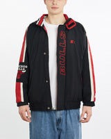 Vintage, 90s, Starter, NBA, Chicago, Bulls, Jacket, The Real Deal, size extra large, colour Multicolour, newtown, sydney, australia, thrift store, opshop, preloved, secondhand, sustainable, retro, antique, 70s, 80s, 90s, 2000s, 00s, fashion, clothing, streetwear, trendy, garment, style, boutique, store, shop, archive, sale, cheap, best, top, Jackets