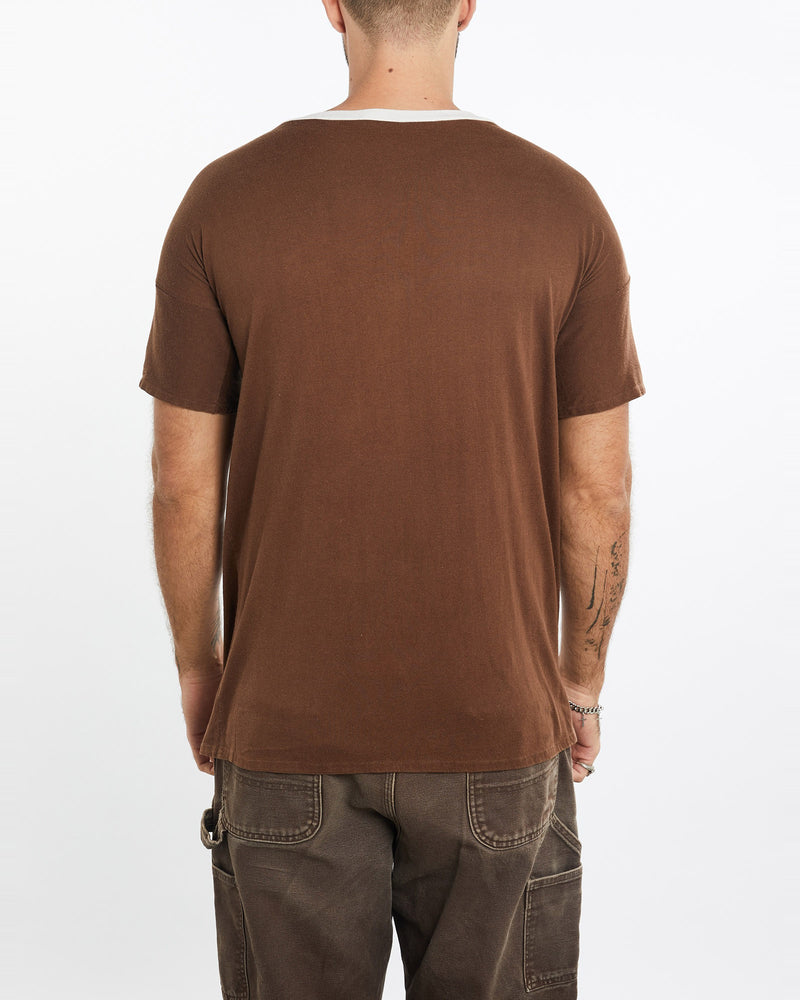 Vintage, 80s, Garfield, Cartoon, Tee, The Real Deal, size large, colour Brown, newtown, sydney, australia, thrift store, opshop, preloved, secondhand, sustainable, retro, antique, 70s, 80s, 90s, 2000s, 00s, fashion, clothing, streetwear, trendy, garment, style, boutique, store, shop, archive, sale, cheap, best, top, T-Shirts