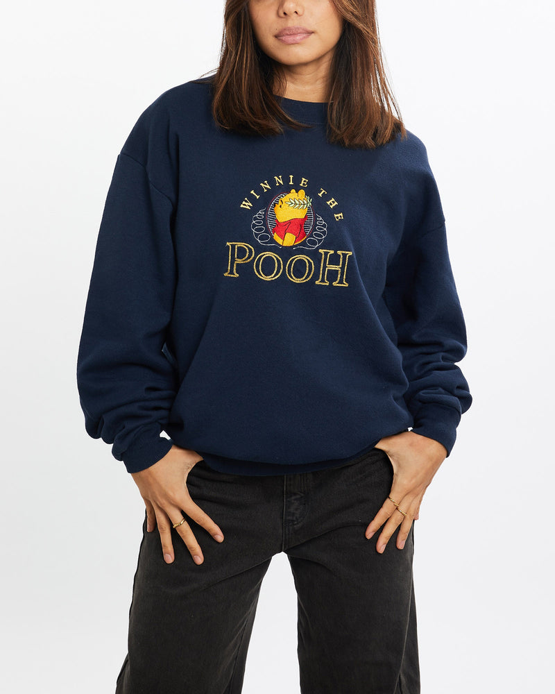 Vintage, 90s, Disney, Winnie, The, Pooh, Sweatshirt, The Real Deal, size extra small, colour Grey, newtown, sydney, australia, thrift store, opshop, preloved, secondhand, sustainable, retro, antique, 70s, 80s, 90s, 2000s, 00s, fashion, clothing, streetwear, trendy, garment, style, boutique, store, shop, archive, sale, cheap, best, top, Sweats and hoodies