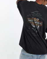 Vintage, Harley, Davidson, Tee, The Real Deal, size large, colour Black, newtown, sydney, australia, thrift store, opshop, preloved, secondhand, sustainable, retro, antique, 70s, 80s, 90s, 2000s, 00s, fashion, clothing, streetwear, trendy, garment, style, boutique, store, shop, archive, sale, cheap, best, top, T-Shirts