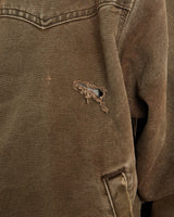 Vintage, 90s, Carhartt, Santa, Fe', Jacket, The Real Deal, size large, colour Brown, newtown, sydney, australia, thrift store, opshop, preloved, secondhand, sustainable, retro, antique, 70s, 80s, 90s, 2000s, 00s, fashion, clothing, streetwear, trendy, garment, style, boutique, store, shop, archive, sale, cheap, best, top, Jackets