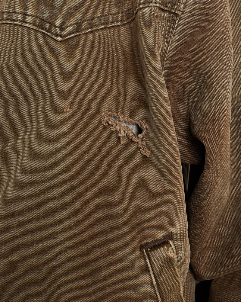 Vintage, 90s, Carhartt, Santa, Fe', Jacket, The Real Deal, size large, colour Brown, newtown, sydney, australia, thrift store, opshop, preloved, secondhand, sustainable, retro, antique, 70s, 80s, 90s, 2000s, 00s, fashion, clothing, streetwear, trendy, garment, style, boutique, store, shop, archive, sale, cheap, best, top, Jackets