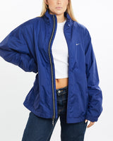 Vintage, Nike, Windbreaker, Jacket, The Real Deal, size medium, colour Navy, newtown, sydney, australia, thrift store, opshop, preloved, secondhand, sustainable, retro, antique, 70s, 80s, 90s, 2000s, 00s, fashion, clothing, streetwear, trendy, garment, style, boutique, store, shop, archive, sale, cheap, best, top, Jackets