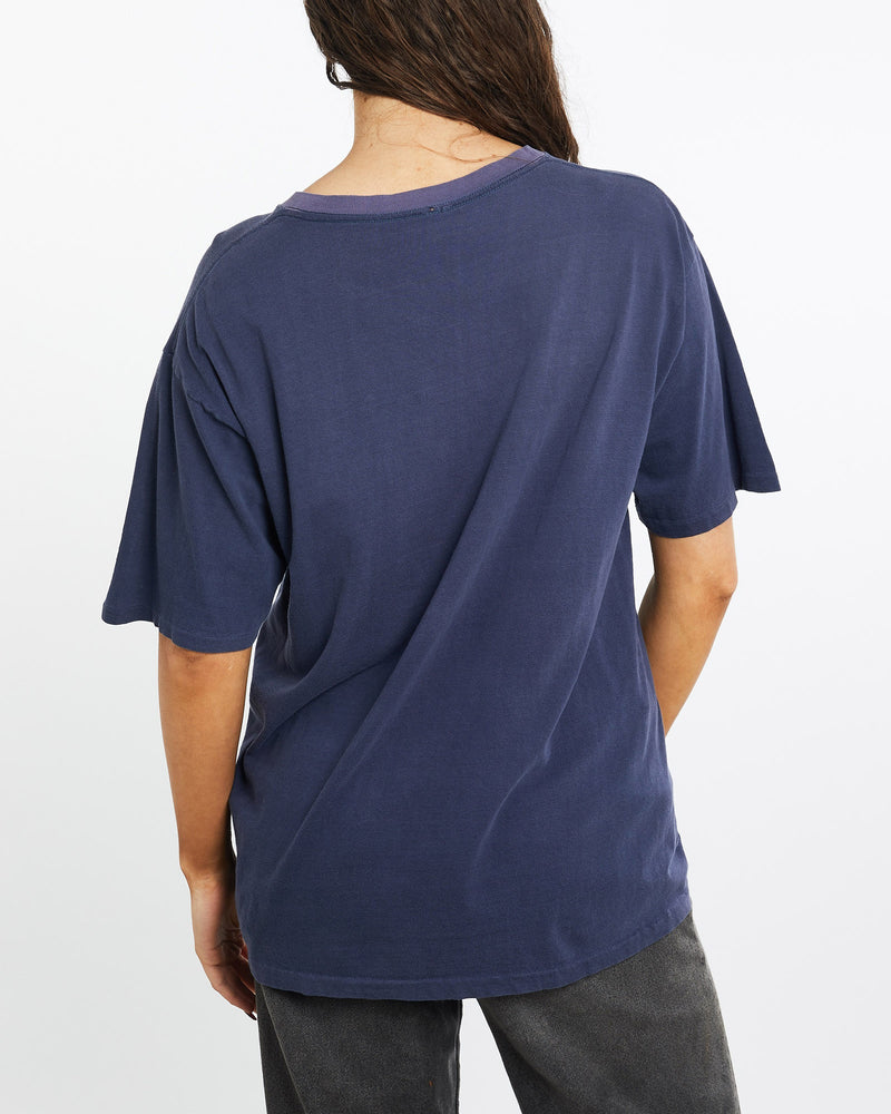 Vintage, 80s, Delaware, State, Snoopy, Tee, The Real Deal, size large, colour Navy, newtown, sydney, australia, thrift store, opshop, preloved, secondhand, sustainable, retro, antique, 70s, 80s, 90s, 2000s, 00s, fashion, clothing, streetwear, trendy, garment, style, boutique, store, shop, archive, sale, cheap, best, top, T-Shirts