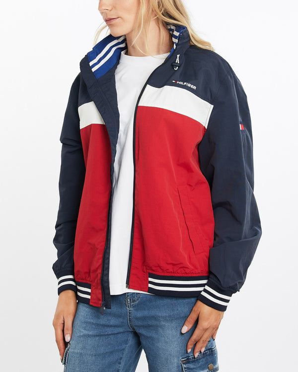 Tommy, Hilfiger, Windbreaker, Jacket, The Real Deal, size medium, colour Multicolour, newtown, sydney, australia, thrift store, opshop, preloved, secondhand, sustainable, retro, antique, 70s, 80s, 90s, 2000s, 00s, fashion, clothing, streetwear, trendy, garment, style, boutique, store, shop, archive, sale, cheap, best, top, Jackets