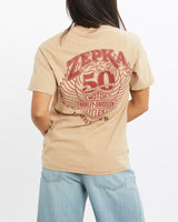 Vintage, 1996, Harley, Davidson, Tee, The Real Deal, size double extra small, colour Brown, newtown, sydney, australia, thrift store, opshop, preloved, secondhand, sustainable, retro, antique, 70s, 80s, 90s, 2000s, 00s, fashion, clothing, streetwear, trendy, garment, style, boutique, store, shop, archive, sale, cheap, best, top, T-Shirts