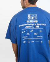 Vintage, 90s, Nike, Hoop, It, Up', Tee, The Real Deal, size extra large, colour Blue, newtown, sydney, australia, thrift store, opshop, preloved, secondhand, sustainable, retro, antique, 70s, 80s, 90s, 2000s, 00s, fashion, clothing, streetwear, trendy, garment, style, boutique, store, shop, archive, sale, cheap, best, top, T-Shirts