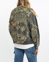 Vintage, 90s, Outdoor, World, Realtree, Camo, Sweatshirt, The Real Deal, size medium, colour Green, newtown, sydney, australia, thrift store, opshop, preloved, secondhand, sustainable, retro, antique, 70s, 80s, 90s, 2000s, 00s, fashion, clothing, streetwear, trendy, garment, style, boutique, store, shop, archive, sale, cheap, best, top, Sweats and hoodies