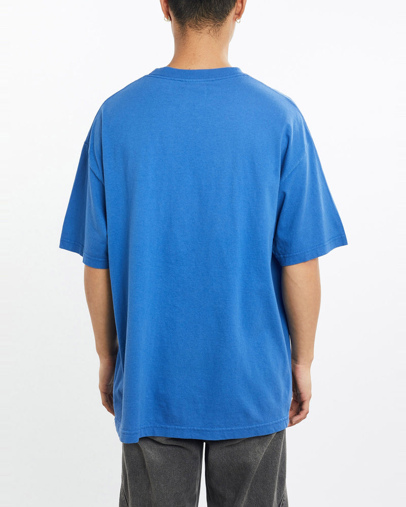 Vintage, 90s, NHL, Vancouver, Canucks, Tee, The Real Deal, size extra large, colour Blue, newtown, sydney, australia, thrift store, opshop, preloved, secondhand, sustainable, retro, antique, 70s, 80s, 90s, 2000s, 00s, fashion, clothing, streetwear, trendy, garment, style, boutique, store, shop, archive, sale, cheap, best, top, T-Shirts