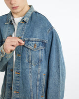 Vintage, Levi's, Denim, Jacket, The Real Deal, size extra large, colour Blue, newtown, sydney, australia, thrift store, opshop, preloved, secondhand, sustainable, retro, antique, 70s, 80s, 90s, 2000s, 00s, fashion, clothing, streetwear, trendy, garment, style, boutique, store, shop, archive, sale, cheap, best, top, Jackets