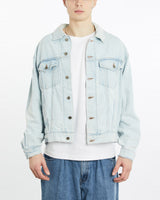 Vintage, Wrangler, Denim, Jacket, The Real Deal, size extra large, colour Blue, newtown, sydney, australia, thrift store, opshop, preloved, secondhand, sustainable, retro, antique, 70s, 80s, 90s, 2000s, 00s, fashion, clothing, streetwear, trendy, garment, style, boutique, store, shop, archive, sale, cheap, best, top, Jackets