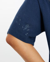 Vintage, 1995, MLB, Cleveland, Indians, Tee, The Real Deal, size large, colour Navy, newtown, sydney, australia, thrift store, opshop, preloved, secondhand, sustainable, retro, antique, 70s, 80s, 90s, 2000s, 00s, fashion, clothing, streetwear, trendy, garment, style, boutique, store, shop, archive, sale, cheap, best, top, T-Shirts