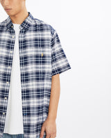 Vintage, 90s, Polo, Ralph, Lauren, Short, Sleeve, Button, Up, Shirt, The Real Deal, size large, colour Blue, newtown, sydney, australia, thrift store, opshop, preloved, secondhand, sustainable, retro, antique, 70s, 80s, 90s, 2000s, 00s, fashion, clothing, streetwear, trendy, garment, style, boutique, store, shop, archive, sale, cheap, best, top, Shirts