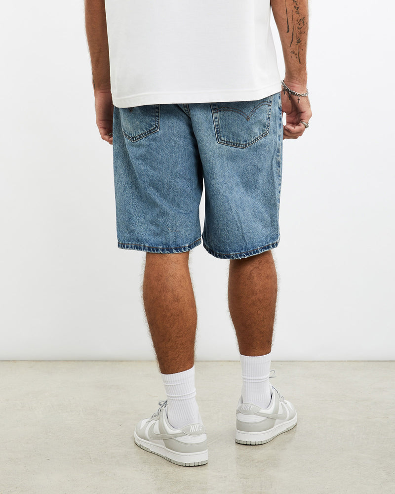 Vintage, Levi's, 550, Denim, Shorts, The Real Deal, size 35", colour Blue, newtown, sydney, australia, thrift store, opshop, preloved, secondhand, sustainable, retro, antique, 70s, 80s, 90s, 2000s, 00s, fashion, clothing, streetwear, trendy, garment, style, boutique, store, shop, archive, sale, cheap, best, top, Shorts