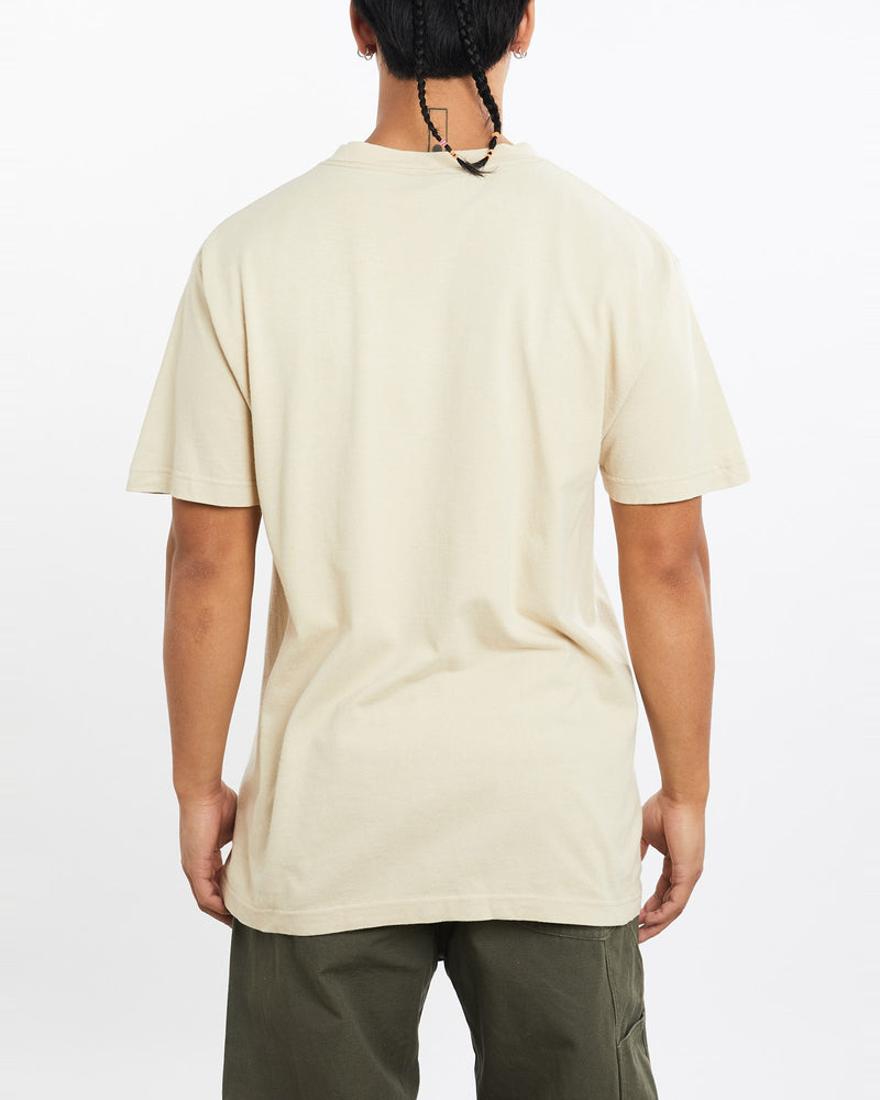 Vintage, Harley, Davidson, Henley, Tee, The Real Deal, size large, colour Beige, newtown, sydney, australia, thrift store, opshop, preloved, secondhand, sustainable, retro, antique, 70s, 80s, 90s, 2000s, 00s, fashion, clothing, streetwear, trendy, garment, style, boutique, store, shop, archive, sale, cheap, best, top, T-Shirts