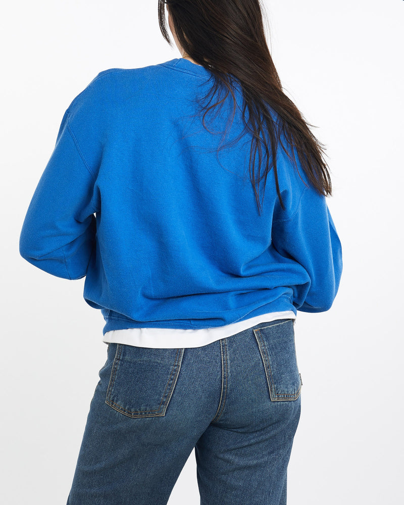 Vintage, 90s, Nike, Sweatshirt, The Real Deal, size medium, colour Blue, newtown, sydney, australia, thrift store, opshop, preloved, secondhand, sustainable, retro, antique, 70s, 80s, 90s, 2000s, 00s, fashion, clothing, streetwear, trendy, garment, style, boutique, store, shop, archive, sale, cheap, best, top, Sweats and hoodies