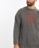 Vintage, 90s, Timberland, Sweatshirt, The Real Deal, size extra large, colour Grey, newtown, sydney, australia, thrift store, opshop, preloved, secondhand, sustainable, retro, antique, 70s, 80s, 90s, 2000s, 00s, fashion, clothing, streetwear, trendy, garment, style, boutique, store, shop, archive, sale, cheap, best, top, Sweats and hoodies