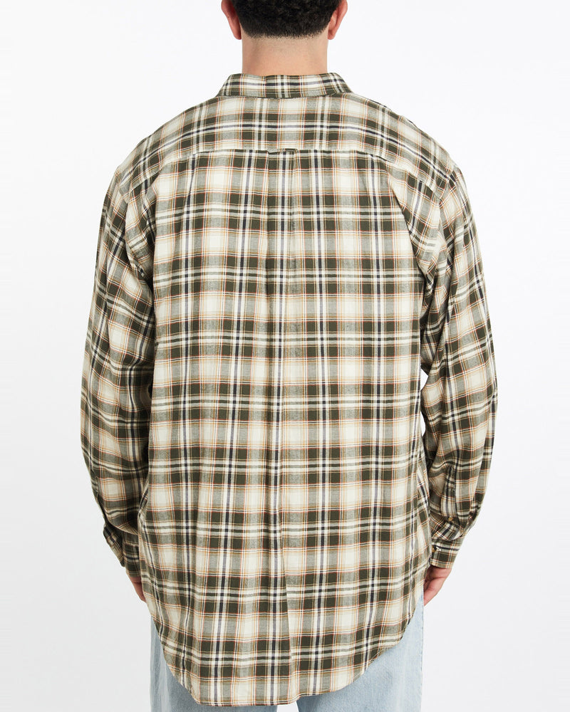 Vintage, 90s, Nautica, Flannelette, Button, Up, Shirt, The Real Deal, size double extra large, colour Multicolour, newtown, sydney, australia, thrift store, opshop, preloved, secondhand, sustainable, retro, antique, 70s, 80s, 90s, 2000s, 00s, fashion, clothing, streetwear, trendy, garment, style, boutique, store, shop, archive, sale, cheap, best, top, Shirts