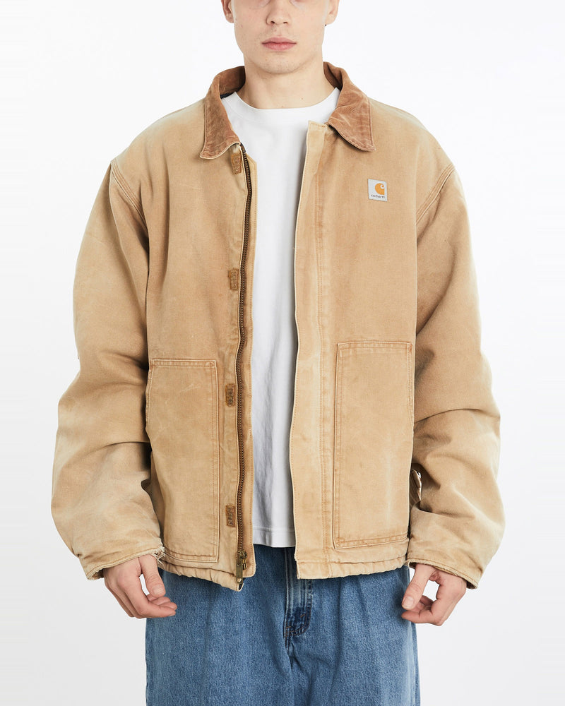 Vintage, Carhartt, Arctic', Insulated, Jacket, The Real Deal, size double extra large, colour Beige, newtown, sydney, australia, thrift store, opshop, preloved, secondhand, sustainable, retro, antique, 70s, 80s, 90s, 2000s, 00s, fashion, clothing, streetwear, trendy, garment, style, boutique, store, shop, archive, sale, cheap, best, top, Jackets