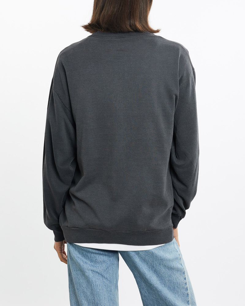 Vintage, 1990, Bird, Wildlife, Sweatshirt, The Real Deal, size small, colour Grey, newtown, sydney, australia, thrift store, opshop, preloved, secondhand, sustainable, retro, antique, 70s, 80s, 90s, 2000s, 00s, fashion, clothing, streetwear, trendy, garment, style, boutique, store, shop, archive, sale, cheap, best, top, Sweats and hoodies