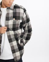 Vintage, Carhartt, Flannelette, Button, Up, Shirt, The Real Deal, size large, colour Multicolour, newtown, sydney, australia, thrift store, opshop, preloved, secondhand, sustainable, retro, antique, 70s, 80s, 90s, 2000s, 00s, fashion, clothing, streetwear, trendy, garment, style, boutique, store, shop, archive, sale, cheap, best, top, Shirts