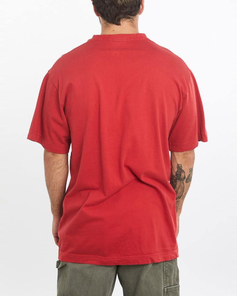 Vintage, Nike, Tee, The Real Deal, size large, colour Red, newtown, sydney, australia, thrift store, opshop, preloved, secondhand, sustainable, retro, antique, 70s, 80s, 90s, 2000s, 00s, fashion, clothing, streetwear, trendy, garment, style, boutique, store, shop, archive, sale, cheap, best, top, T-Shirts