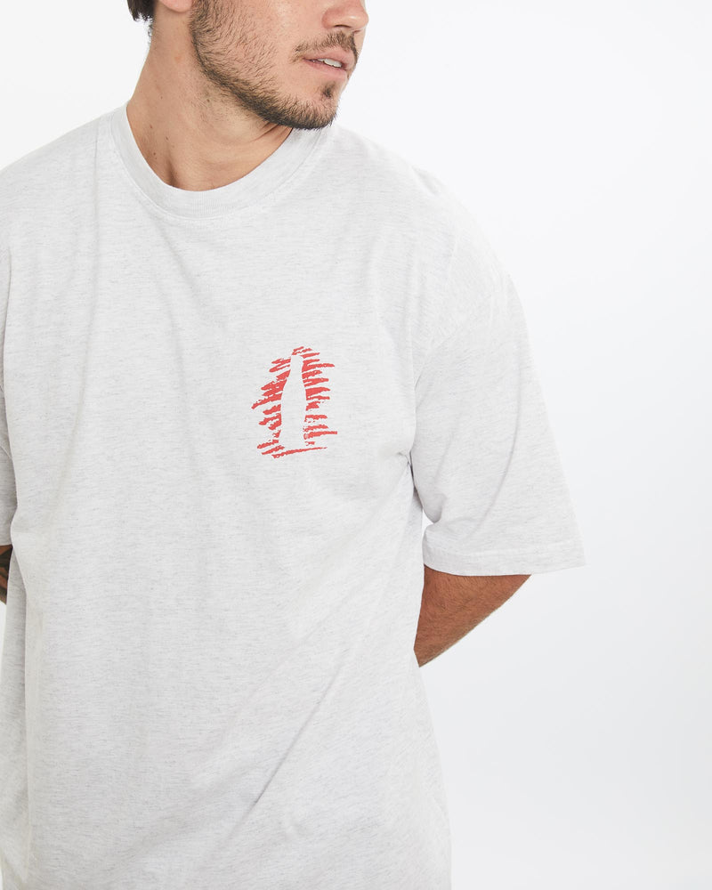 Vintage, 90s, Coca, Cola, Tee, The Real Deal, size large, colour Grey, newtown, sydney, australia, thrift store, opshop, preloved, secondhand, sustainable, retro, antique, 70s, 80s, 90s, 2000s, 00s, fashion, clothing, streetwear, trendy, garment, style, boutique, store, shop, archive, sale, cheap, best, top, T-Shirts