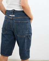 Vintage, Calvin, Klein, Denim, Carpenter, Shorts, The Real Deal, size 31", colour Blue, newtown, sydney, australia, thrift store, opshop, preloved, secondhand, sustainable, retro, antique, 70s, 80s, 90s, 2000s, 00s, fashion, clothing, streetwear, trendy, garment, style, boutique, store, shop, archive, sale, cheap, best, top, Shorts