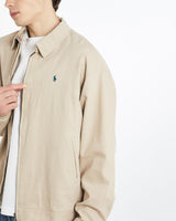 Vintage, 90s, Polo, Ralph, Lauren, Harrington, Jacket, The Real Deal, size extra large, colour Beige, newtown, sydney, australia, thrift store, opshop, preloved, secondhand, sustainable, retro, antique, 70s, 80s, 90s, 2000s, 00s, fashion, clothing, streetwear, trendy, garment, style, boutique, store, shop, archive, sale, cheap, best, top, Jackets