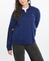 Vintage Polo Ralph Lauren Quarter Zip Sweater <br>M , The Real Deal , newtown, sydney, australia, thrift store, opshop, preloved, secondhand, sustainable, retro, antique, 70s, 80s, 90s, 2000s, 00s, fashion, clothing, streetwear, trendy, garment, style, boutique, store, shop, archive, sale, cheap, best, top